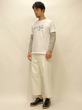 「 ロンＴ」｜セキさん（メンズ・180cm）の冬コーディネート