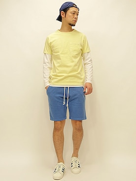 「 ロンＴ」｜セキさん（メンズ・180cm）の春コーディネート