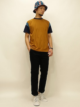 「GOOD OL'（グッドオル）のアイテム」を使った、セキさん（メンズ・180cm）の春コーディネート