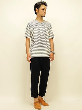 「 プレーントゥ」｜セキさん（メンズ・180cm）の春コーディネート