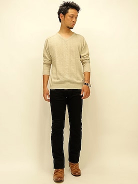 「PADRONE（パドローネ）のアイテム」を使った、セキさん（メンズ・180cm）の夏コーディネート