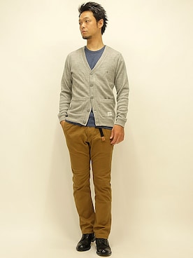 「アイテム（カーディガン/ボレロ）」を使った、セキさん（メンズ・180cm・30代）の夏コーディネート