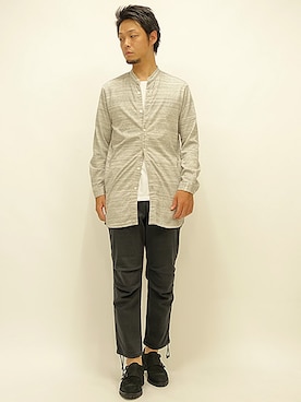 「アイテム（その他アウター）」を使った、セキさん（メンズ・180cm・30代）の夏コーディネート