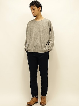 「 プレーントゥ」｜セキさん（メンズ・180cm）の秋コーディネート