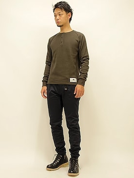 「Highland Park（ハイランドパーク）のアイテム」を使った、セキさん（メンズ・180cm）の秋コーディネート