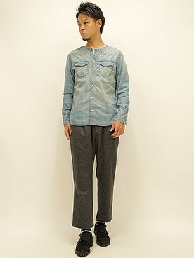 「アイテム（その他シューズ）」を使った、セキさん（メンズ・180cm・30代）の秋コーディネート