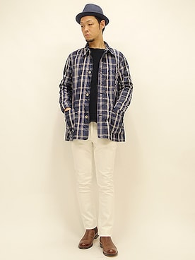 「アイテム（カバーオール）」を使った、セキさん（メンズ・180cm・30代）の冬コーディネート