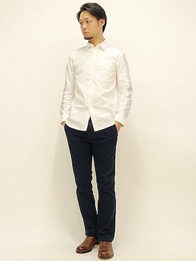 「アイテム（チノパンツ）」を使った、セキさん（メンズ・180cm・30代）の冬コーディネート