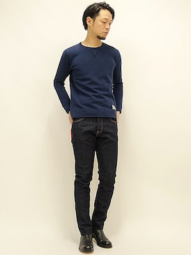 「PADRONE（パドローネ）のアイテム」を使った、セキさん（メンズ・180cm）の冬コーディネート