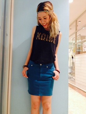 NARUさん（レディース・162cm）の夏コーディネート