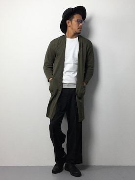 「PROJECT SR'ES（プロジェクトエスアールエス）のアイテム」を使った、ryoma nagaokaさん（メンズ・182cm）の春コーディネート