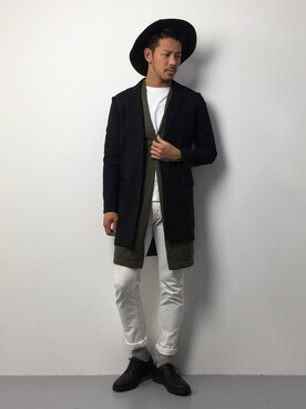 「MK MICHEL KLEIN HOMME （エムケーミッシェルクランオム）のアイテム（ジャケット/アウター）」を使った、ryoma nagaokaさん（メンズ・182cm）の春コーディネート
