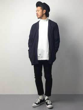 「BEN DAVIS/PROJECT LINE（ベンデイビスプロジェクトライン）のアイテム」を使った、ryoma nagaokaさん（メンズ・182cm）の春コーディネート