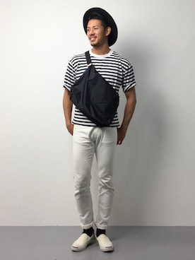 「DETAILS（ディテールズ）のアイテム（トップス）」を使った、ryoma nagaokaさん（メンズ・182cm）の春コーディネート