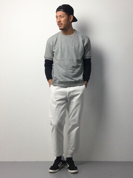 「STARTER（スターター）のアイテム」を使った、ryoma nagaokaさん（メンズ・182cm）の春コーディネート