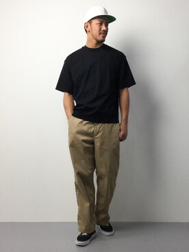 「Steven Alan（スティーブンアラン）のアイテム（チノパンツ）」を使った、ryoma nagaokaさん（メンズ・182cm）の春コーディネート