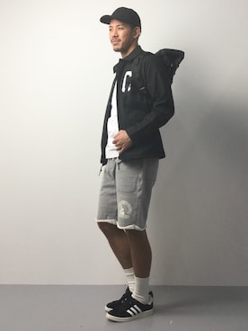 「Carhartt WIP（カーハートダブリューアイピー）のアイテム（ブルゾン）」を使った、ryoma nagaokaさん（メンズ・182cm）の春コーディネート