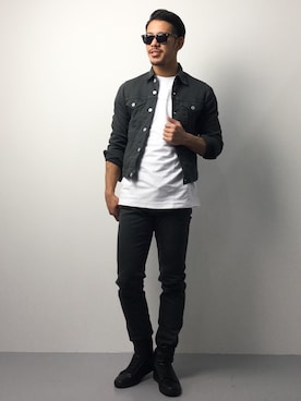 「DETAILS（ディテールズ）のアイテム（シューズ）」を使った、ryoma nagaokaさん（メンズ・182cm）の春コーディネート