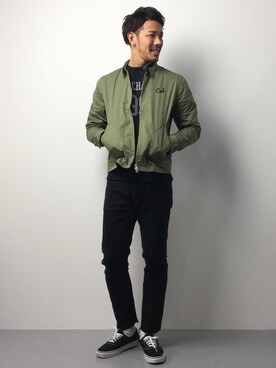 「Back Channel（バックチャンネル）のアイテム（スウェット）」を使った、ryoma nagaokaさん（メンズ・182cm）の春コーディネート