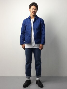 「GLOBAL WORK（グローバルワーク）のアイテム（その他アウター）」を使った、ryoma nagaokaさん（メンズ・182cm・20代）の春コーディネート