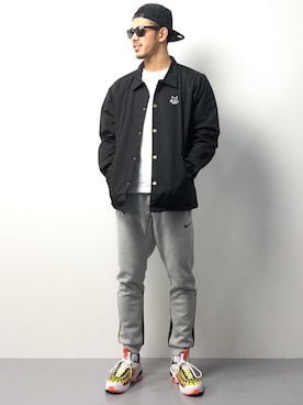 「Carhartt WIP（カーハートダブリューアイピー）のアイテム（帽子）」を使った、ryoma nagaokaさん（メンズ・182cm）の春コーディネート