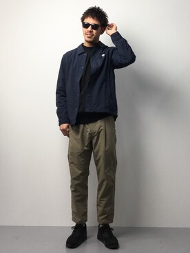 「green label relaxing（グリーンレーベルリラクシング）のアイテム（ナイロンジャケット）」を使った、ryoma nagaokaさん（メンズ・182cm）の春コーディネート