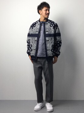 「XX FOUR（ダブルエックスフォー）のアイテム」を使った、ryoma nagaokaさん（メンズ・182cm）の春コーディネート
