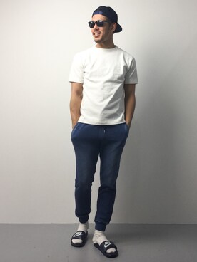 「MAGIC NUMBER（マジック ナンバー）のアイテム（帽子）」を使った、ryoma nagaokaさん（メンズ・182cm）の春コーディネート