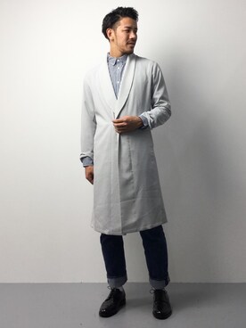 「HARE（ハレ）のアイテム（その他アウター）」を使った、ryoma nagaokaさん（メンズ・182cm）の春コーディネート