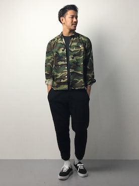 「24SURF_（トゥーフォーサーフ）のアイテム」を使った、ryoma nagaokaさん（メンズ・182cm）の春コーディネート