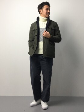 「TRANS CONTINENTS（トランスコンチネンツ）のアイテム（ステンカラーコート）」を使った、ryoma nagaokaさん（メンズ・182cm）の春コーディネート