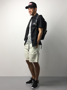 「DC SHOES（ディーシーシューズ）のアイテム」を使った、ryoma nagaokaさん（メンズ・182cm）の春コーディネート