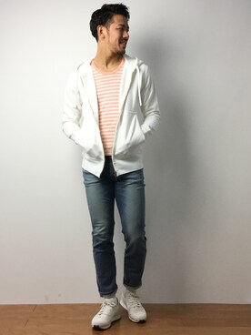 「JAMA RICO（ジャマリコ）のアイテム」を使った、ryoma nagaokaさん（メンズ・182cm）の春コーディネート