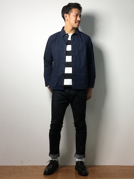 「WEGO（ウィゴー）のアイテム（ブーツ）」を使った、ryoma nagaokaさん（メンズ・182cm）の春コーディネート