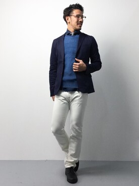 「NOT RIGID（ノットリジット）のアイテム」を使った、ryoma nagaokaさん（メンズ・182cm）の春コーディネート