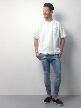 「BRTH BREATH（ ブレス）のアイテム」を使った、ryoma nagaokaさん（メンズ・182cm）の春コーディネート
