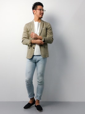 「THE TWELVE（ザ・トゥエルヴ）のアイテム」を使った、ryoma nagaokaさん（メンズ・182cm）の春コーディネート
