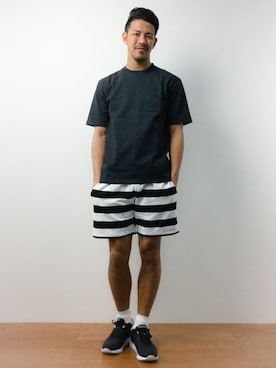 「DOWBL（ダブル）のアイテム」を使った、ryoma nagaokaさん（メンズ・182cm）の春コーディネート