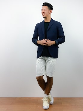 「Right-on（ライトオン）のアイテム（ブルゾン）」を使った、ryoma nagaokaさん（メンズ・182cm）の春コーディネート