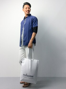 「alternative（オルタナティブ）のアイテム」を使った、ryoma nagaokaさん（メンズ・182cm）の春コーディネート