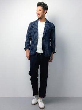 「URBAN RESEARCH Sonny Label（アーバンリサーチサニーレーベル）のアイテム（その他アウター）」を使った、ryoma nagaokaさん（メンズ・182cm）の夏コーディネート
