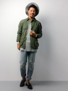 「爽やかコーデ」｜「アイテム（その他アウター）」を使った、ryoma nagaokaさん（メンズ・182cm）の夏コーディネート