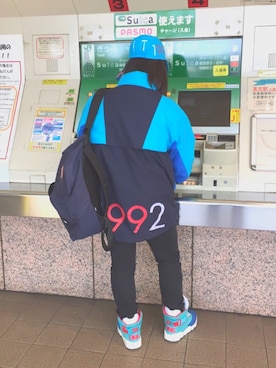 「FTC（エフティーシー）のアイテム（バッグ）」を使った、たけちゃんさん（レディース・155cm）の冬コーディネート