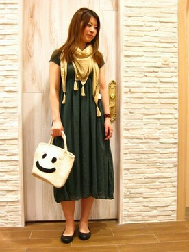 「B'2nd（ビーセカンド）のアイテム（ワンピース/ドレス）」を使った、B'2nd re'quaさん（レディース・163cm）の春コーディネート