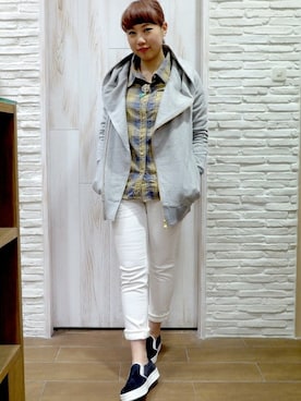 「B'2nd（ビーセカンド）のアイテム（アクセサリー）」を使った、B'2nd re'quaさん（レディース・163cm）の春コーディネート