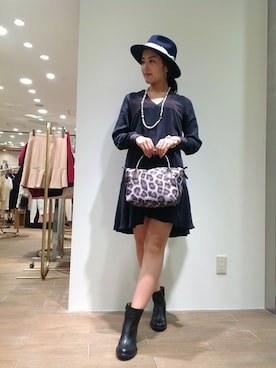「B'2nd（ビーセカンド）のアイテム（アクセサリー）」を使った、B'2nd re'quaさん（レディース・166cm）の秋コーディネート
