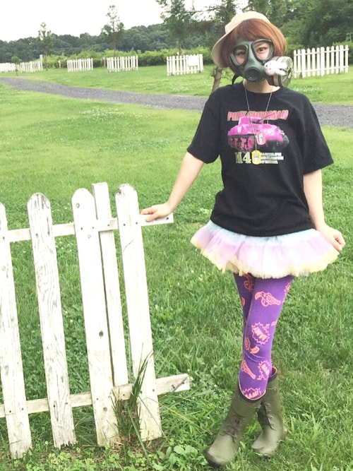 らんまる ぽむぽむタイプアルファ Anapのレギンス スパッツを使ったコーディネート Wear