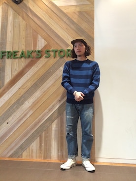 「FREAK'S STORE（フリークスストア）のアイテム（その他）」を使った、マツモト  ヒロキさん（メンズ・173cm）の冬コーディネート