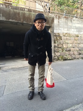 peacockさん（メンズ・165cm）の冬コーディネート