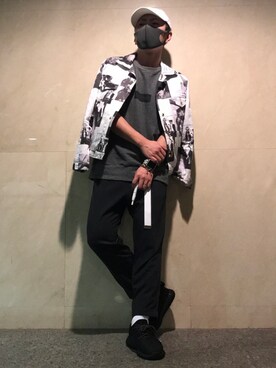 「JOYRICH（ジョイリッチ）のアイテム（ブルゾン）」を使った、まんちさん（メンズ・166cm）の秋コーディネート